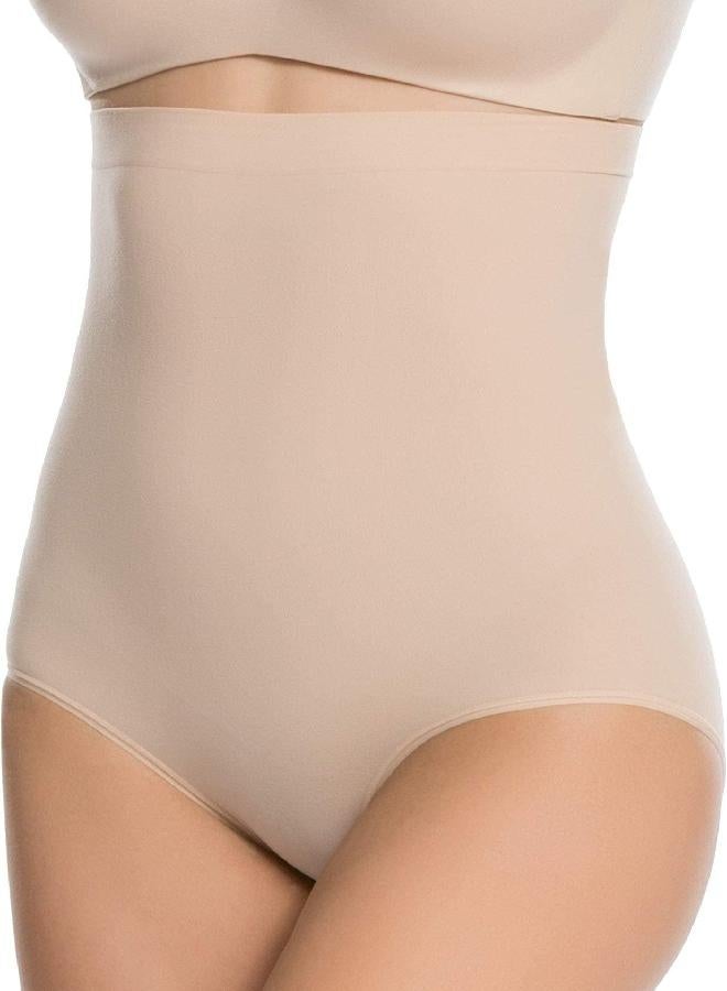 SPANX Women's Higher Power Panties Black Body Shaper Soft Nude 1X - Image 1