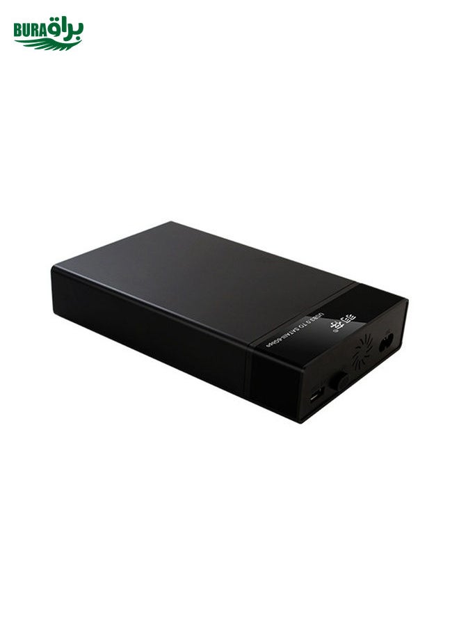 BURAQ حافظة قرص صلب خارجي ثابت واجهة USB3.0 عالمية بحجم 2.5 / 3.5 بوصة لأجهزة الكمبيوتر المحمولة / المكتبية، السعة القصوى المدعومة: 10TB  - Image 2