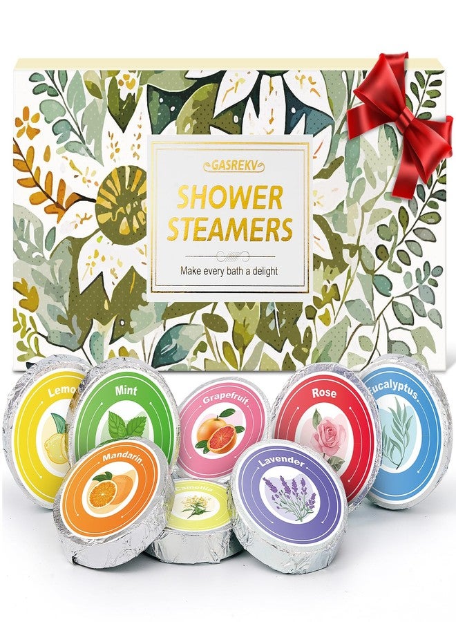 GASREKV Shower Steamers Aromatherapy 8-Pack Gifts Set - Natural Essential Oil Shower Steamers for Relaxation - Mother's Day, Birthday Presents, Ideal for Stress Relief - Bath Bombs Alternative for Home Spa - Image 1