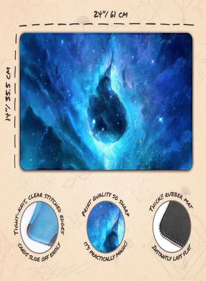 Paramint Island Ethereal Mana (Stitched) - MTG Playmat - Compatible with Magic The Gathering Playmat - Play MTG, YuGiOh, TCG - Original Play Mat Art Designs & Accessories - Image 4