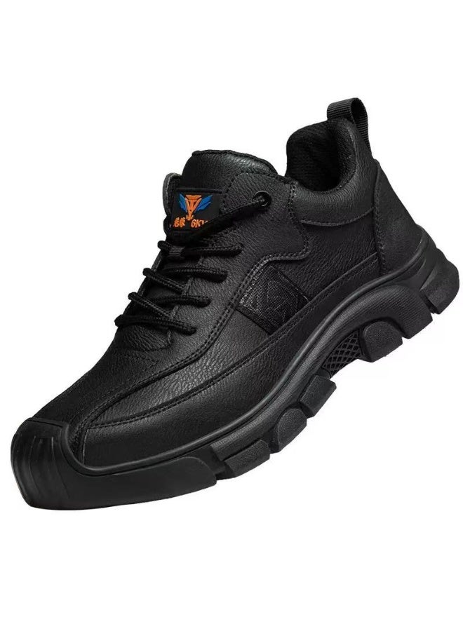 سكاي فيو أحذية عمل آمنة للرجال، نعل علوي من البولي يوريثان مع رباط، أحذية مريحة للصناعة أو البناء، مضادة للانزلاق، مرنة، خفيفة الوزن، مقاومة للزيت، طاردة للماء. مقاسات من 40 إلى 46 - Image 1