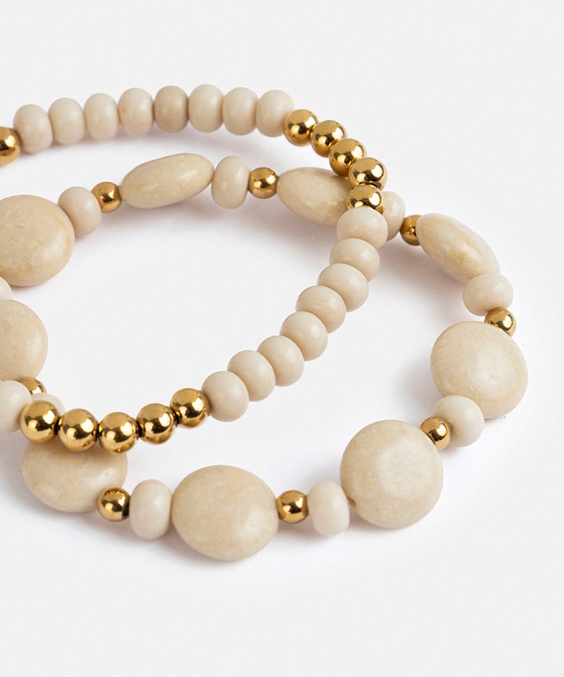 Ipekyol Mixed-Bead Bracelet Set - Image 3