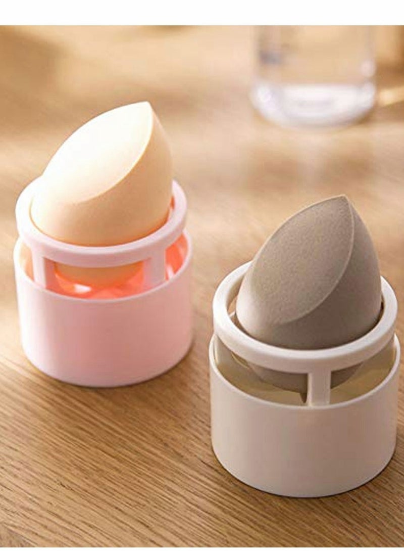 Sponge Makeup Blender Holder, 4 Pack Powder Puff Holder Beauty Tool Dryer Drying Rack Egg Display Stand (NO SPONGE INCLUDED) - Image 4