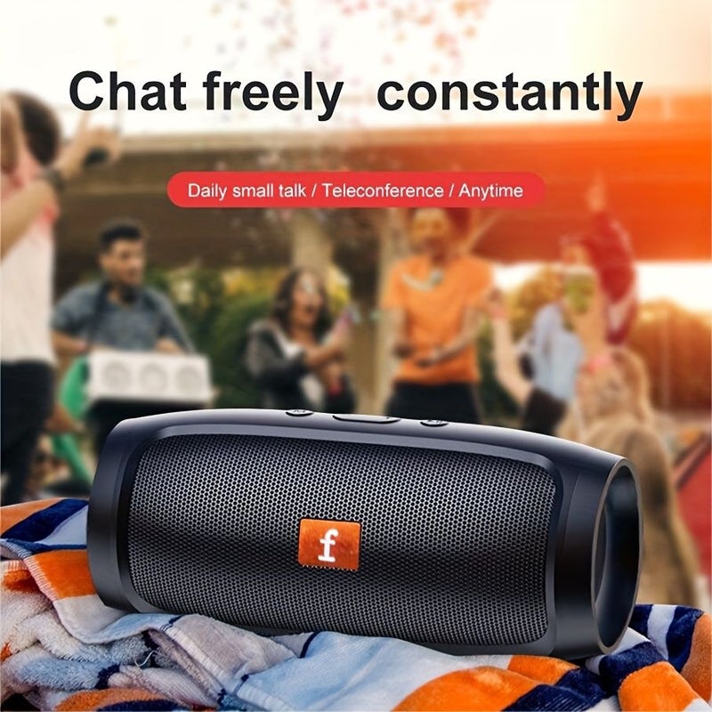 Red Portable Speaker Long Standby Time for Sports and Party - Image 1