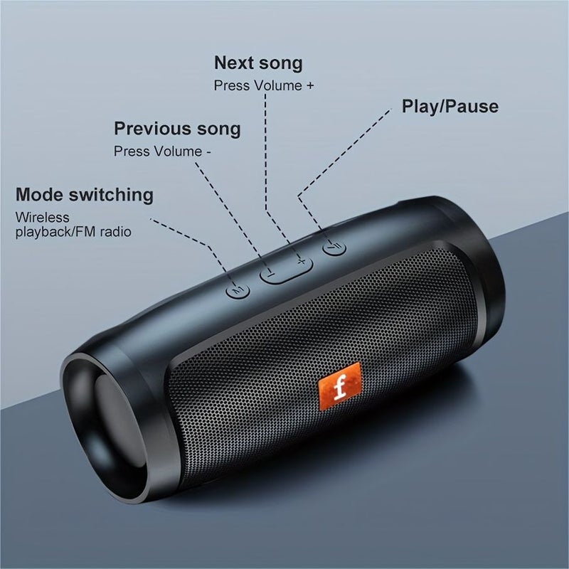 Red Portable Speaker Long Standby Time for Sports and Party - Image 4
