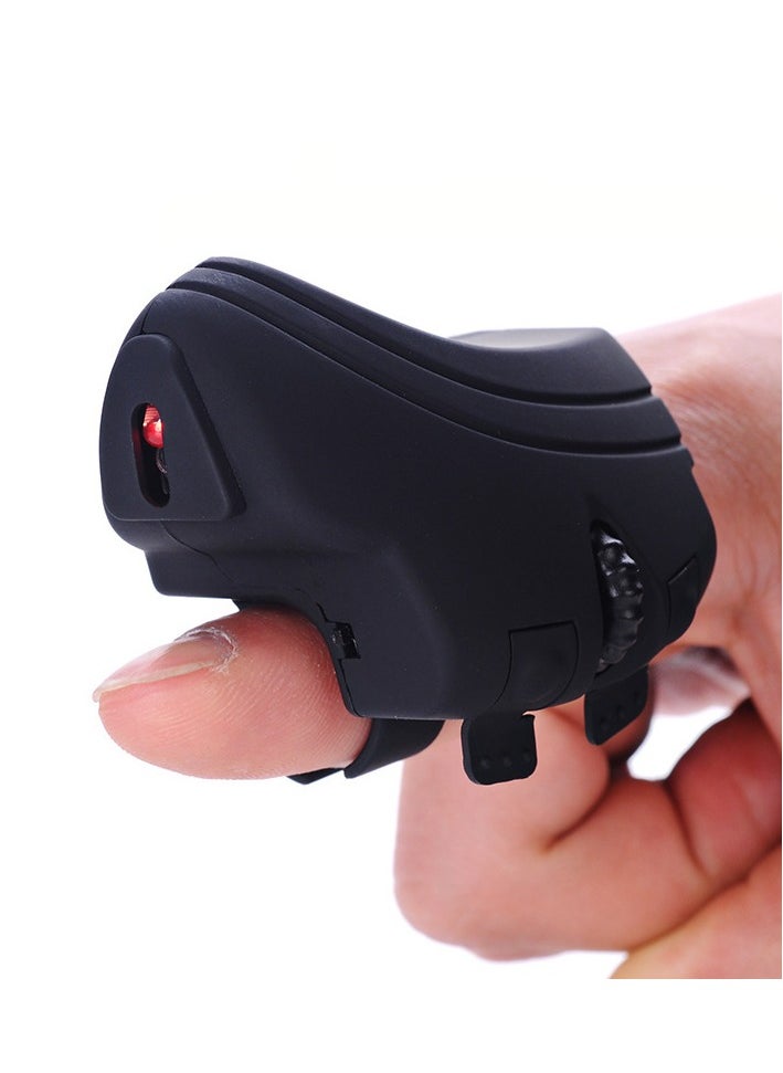 Generic - Wireless Finger Mouse, 2.4ghz Handheld Ergonomic Trackball Mouse Mini Usb Gaming Mouse Rechargeable Portable Lazy Finger Rings Mouse with 1000dpi Optical Sensor for Pc Laptop - Image 1