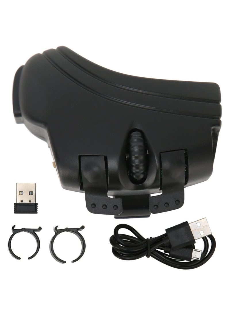 Generic - Wireless Finger Mouse, 2.4ghz Handheld Ergonomic Trackball Mouse Mini Usb Gaming Mouse Rechargeable Portable Lazy Finger Rings Mouse with 1000dpi Optical Sensor for Pc Laptop - Image 1