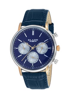 Blade BLADE Alpha Bichrome 3663G1UBB SS & Leather Strap Multifunction Men's Watch  - Image 1