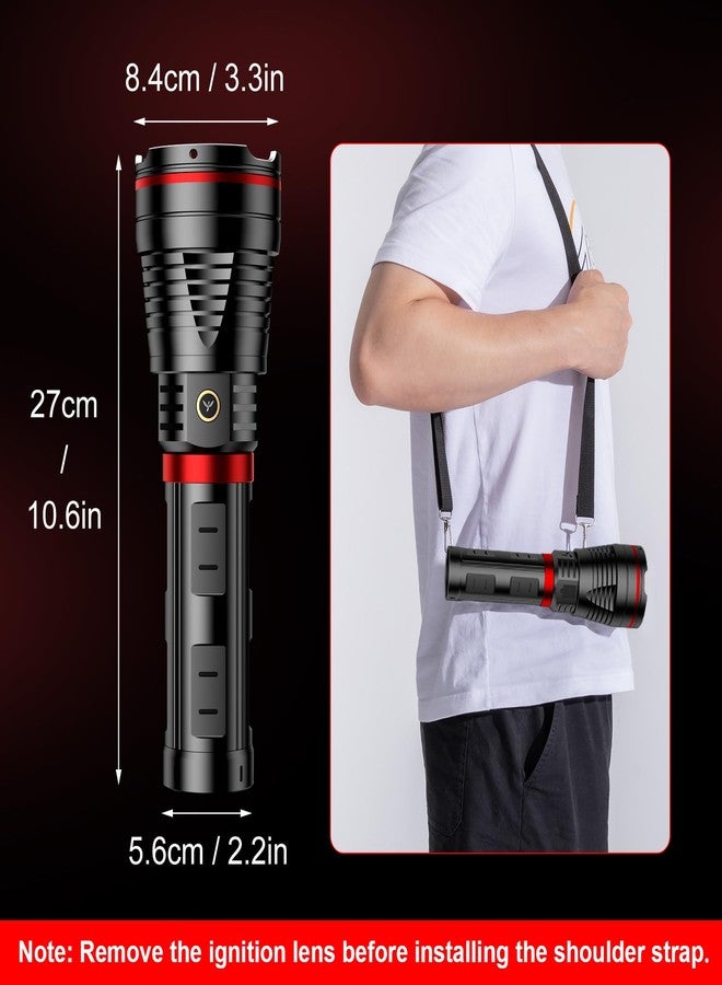 SKYFIRE 1209 High Lumens Flashlight Black - Image 4