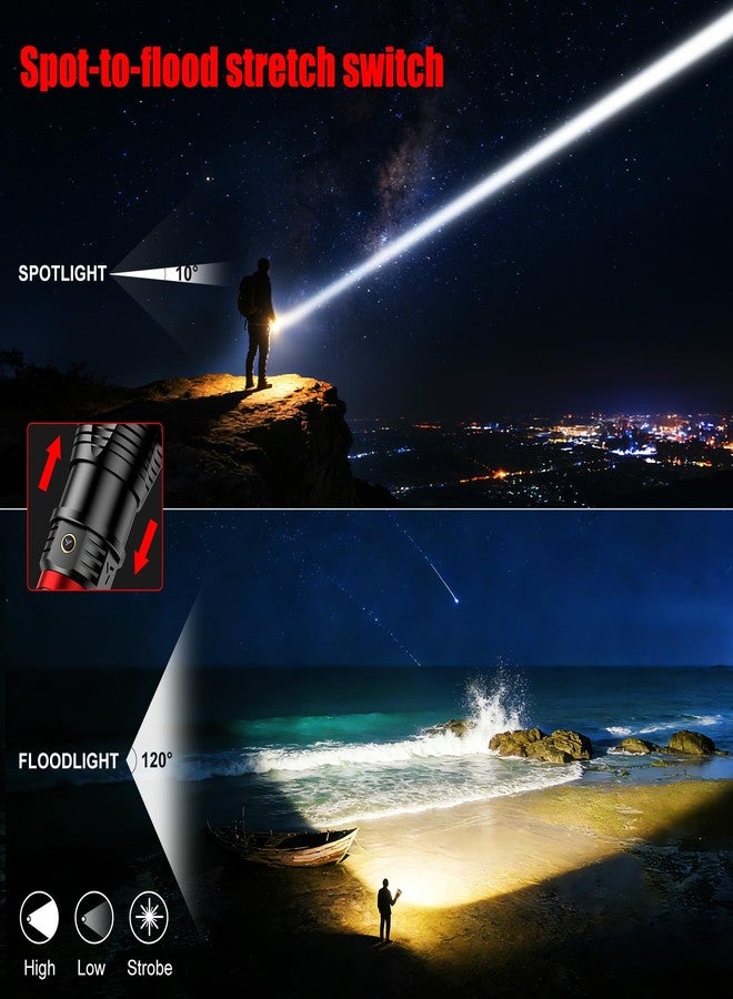 SKYFIRE 1209 High Lumens Flashlight Black - Image 2