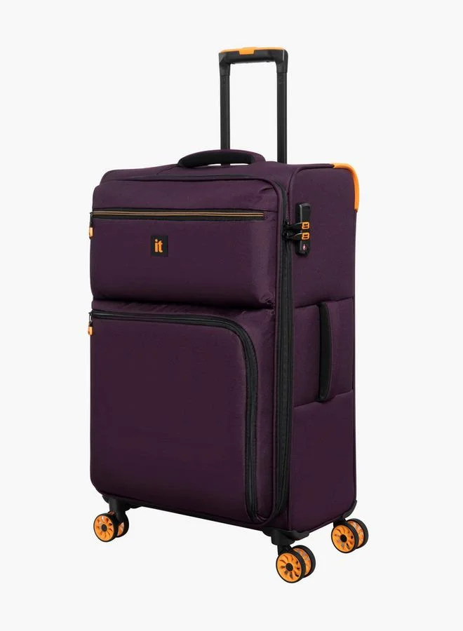 إت Solid Softcase Trolley Bag with Retractable Handle - 24 Inches Check-in Bag