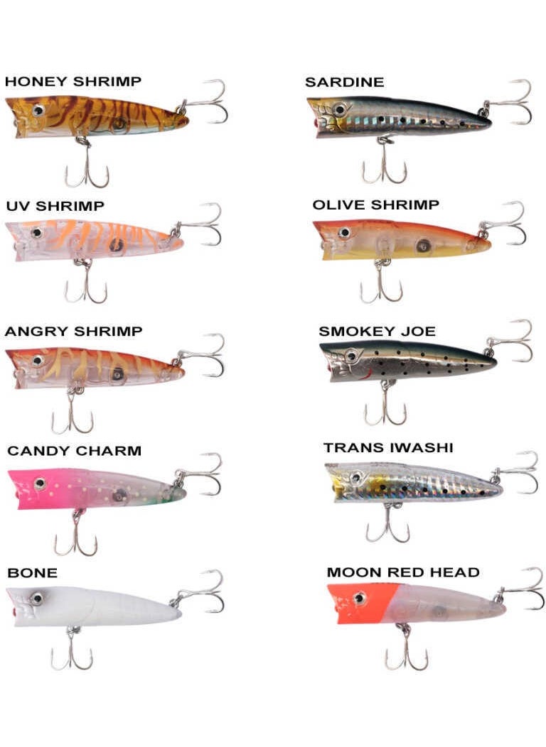 Ryuji - Sea Popper 7cm 8.5gr Top Water Model Feed Trans Iwash - Standard - Image 1