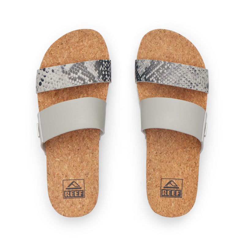 REEF Cushion Vista Hi Womens Platform Fashion Sandal, Arch Support, Ultra Soft Cushion Footbed, Snake Duo, 8 - Image 5