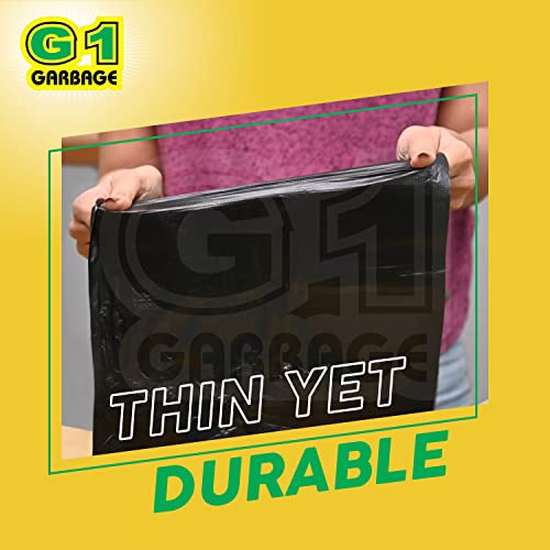 G1 G 1 Garbage Bags | Dustbin Bags | Small Size | 17X19 Inches | 30 Pack | Pack of 3 | Black - Image 4