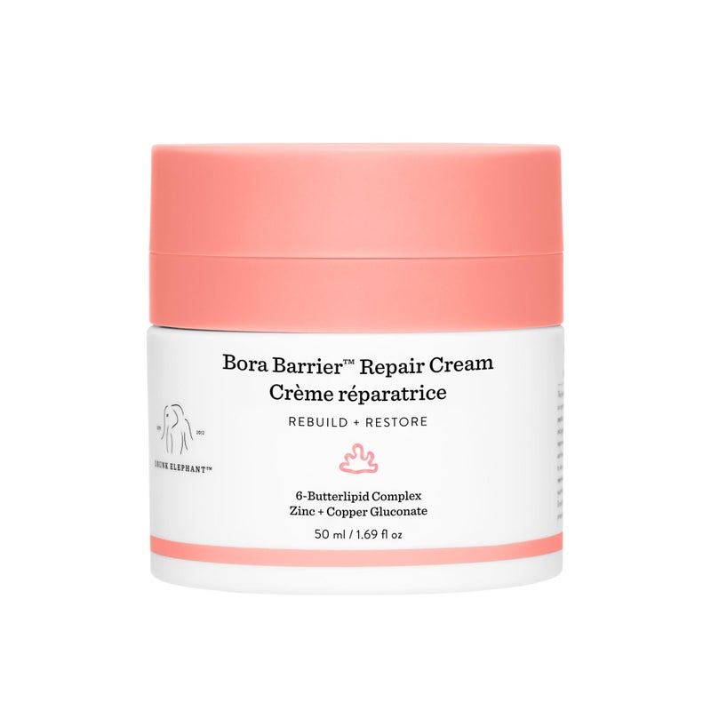 Drunk Elephant Bora Barrier Repair Cream - 50 ml/1.69 fl oz - Ultra-Rich Moisturizer - Clean Clinical Skincare - Cruelty-Free - Dermatologist-Tested - Free of Essential Oils, Silicones, and Fragrance - Image 1