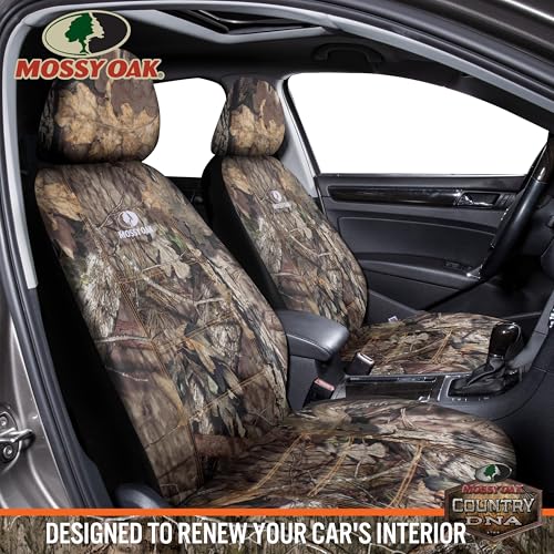 Mossy Oak Front Camo Seat Covers Low Back - Made with Premium Rip-Stop Oxford Fabric, Airbag Compatible, Universial Fit Most Bucket Seats - Official Licensed Product - Image 2