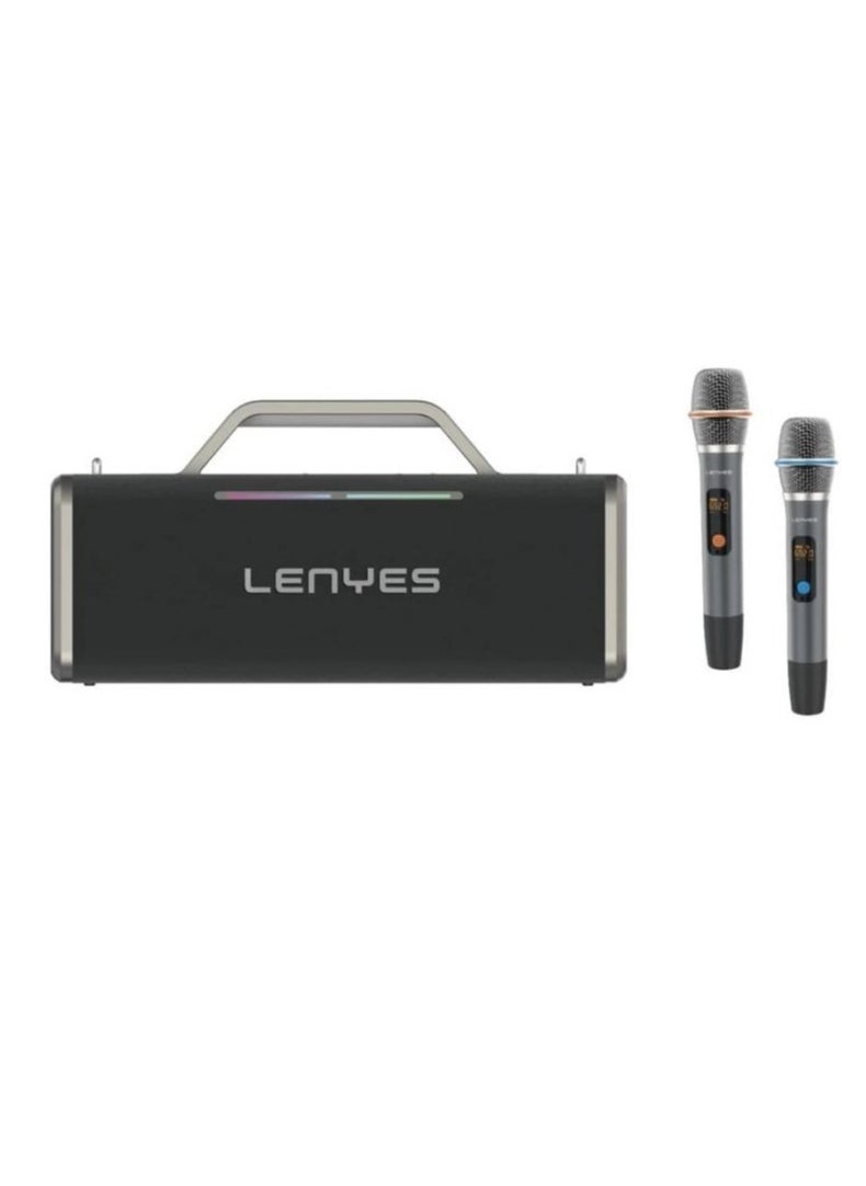 Lenyes S838 Wireless Speaker with Bluetooth 5.0，360° surround sound effect Diaphragm on both sides，Support Bluetooth, TF card, USB drive, AUX,TWS,and instrument direct connection - pzsku/Z4EBE17300442330C7FE9Z/45/_/1722256010/77126453-44af-4437-b15c-067a051aaf3f