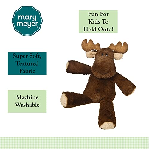 Mary Meyer Stuffed Animal Marshmallow Zoo Plush Soft Toy, 13-Inches, Moose - Image 3