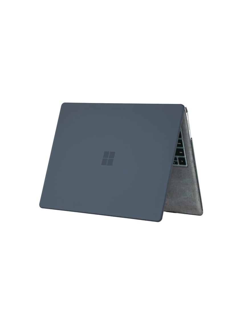 Premium Hard Rubberized Case for Microsoft Surface Laptop 13.8-inch Touchscreen 2024 (7th Edition) Lightweight Durable Scratch-Resistant, Easy Install, Black - Image 2