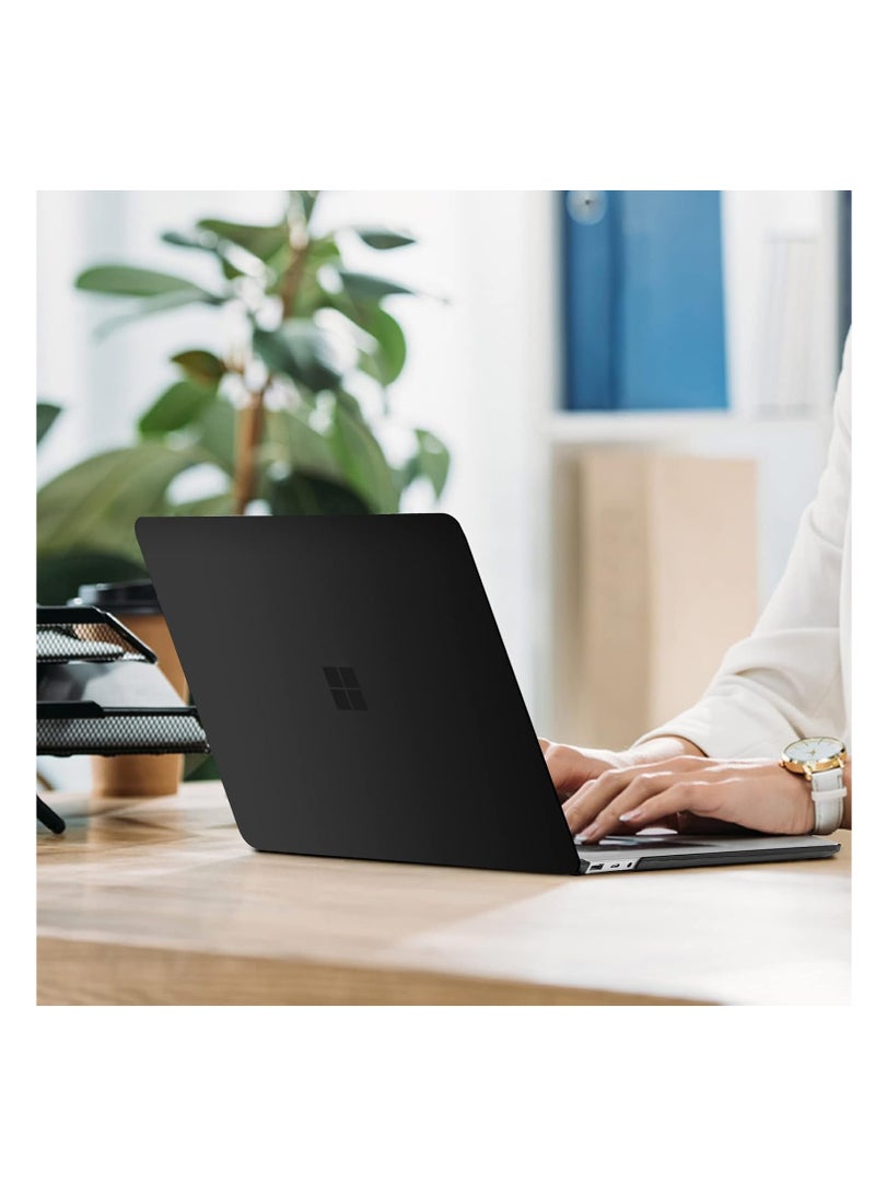 Premium Hard Rubberized Case for Microsoft Surface Laptop 13.8-inch Touchscreen 2024 (7th Edition) Lightweight Durable Scratch-Resistant, Easy Install, Black - Image 5