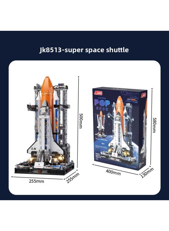 Building Blocks - JK8501 Dawn V Rocket Building Blocks - Small building block assembly toy, compatible with major brands, educational puzzle, creative gift for children, birthday present. - Image 5