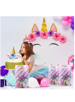Y&D Unicorn Kids Party Favors Bags 60PCS Goody Favor for Birthdays New Years Graduations Anniversaries Baby Showers  - Image 3