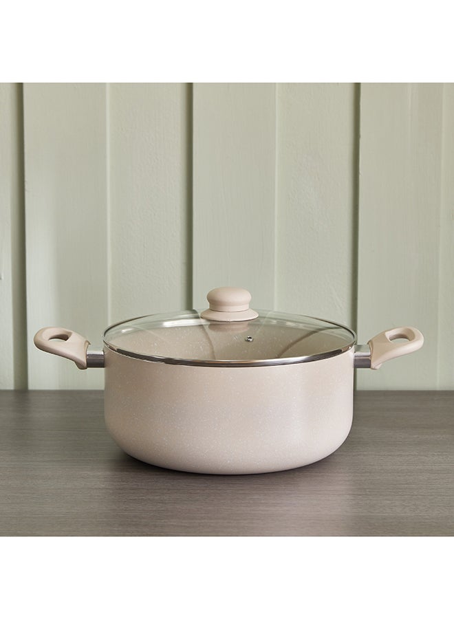 Wilson طاجن مغطى بطبقة رخامية مع غطاء 26x26 سم - Image 1