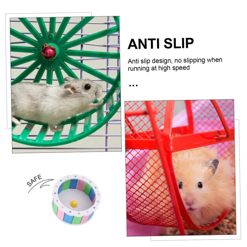Gatuida Silent Hamster Wheel Pet Exercise Running Wheel For Mice And Small Animals 13.00X13.00X6.50CM - Image 4