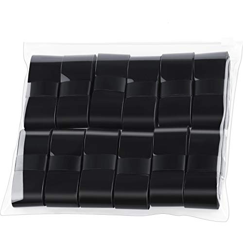 Pangda 12 Pieces Tennis Racket Badminton Racket Grip Tape Overgrips for Anti-Slip and Sweat Absorbent Grip (Black, 12 Pieces) - Image 1