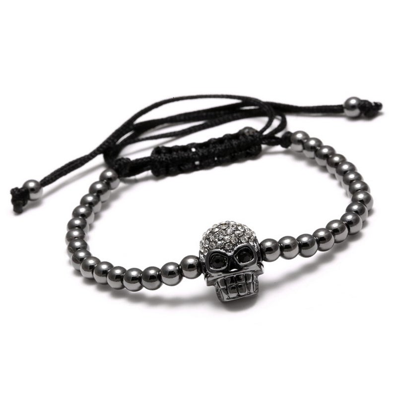 Fashion Bracelet Adjustable Weaving Copper Beads Bangle Jewelry Gifts for Men - Image 5