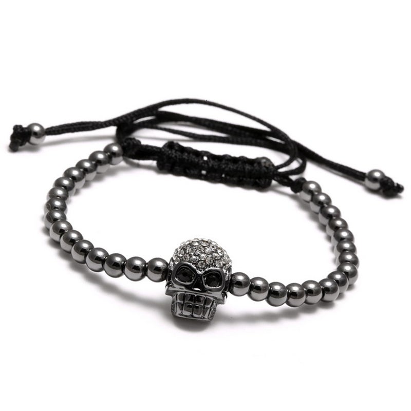 Fashion Bracelet Adjustable Weaving Copper Beads Bangle Jewelry Gifts for Men - Image 3