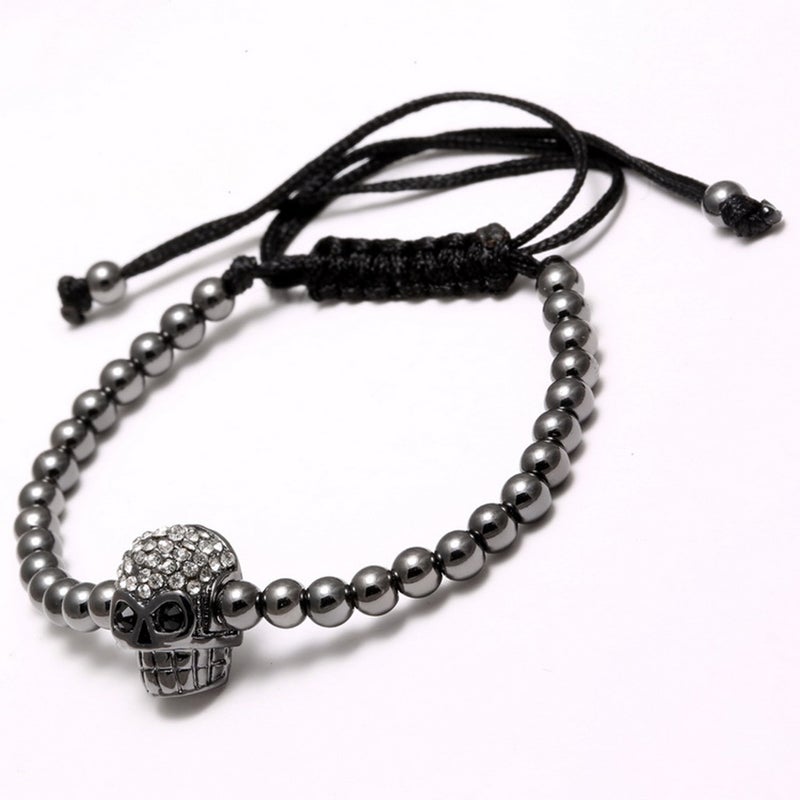Fashion Bracelet Adjustable Weaving Copper Beads Bangle Jewelry Gifts for Men - Image 4