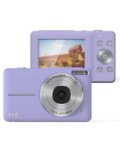 Generic 1080P HD Digital Pocket Camera. 44mp Compact Lightweight Video Camera, Anti Shake Multifunctional Action Camera, Durable Sports Camera For Photography And Videography, (1pc, Purple)  - Image 1