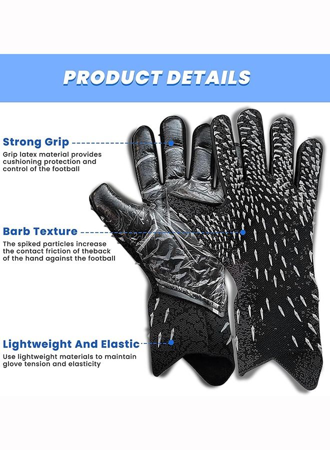 Taiahiro Sports Football Goalie Goalkeeper Gloves For Kids Boys Children Non-slip And Wear-resistant - Image 5