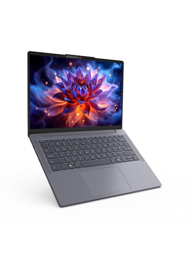 لينوفو IdeaPad Slim 3 14IWC11 Laptop With 14 Inch WUXGA (1920x1200) Display, Intel Core 5 322 Processor/16GB RAM DDR5/512GB SSD/Integrated Graphics/Windows 11 Home/ English/Arabic Luna Grey - Image 1