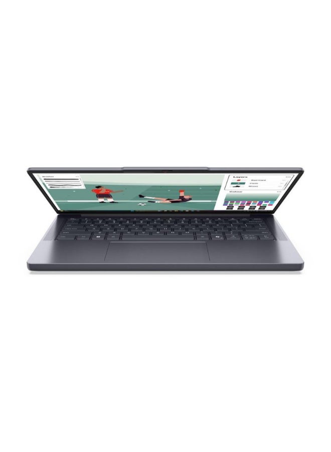 لينوفو IdeaPad Slim 3 14IWC11 Laptop With 14 Inch WUXGA (1920x1200) Display, Intel Core 5 322 Processor/16GB RAM DDR5/512GB SSD/Integrated Graphics/Windows 11 Home/ English/Arabic Luna Grey - Image 2