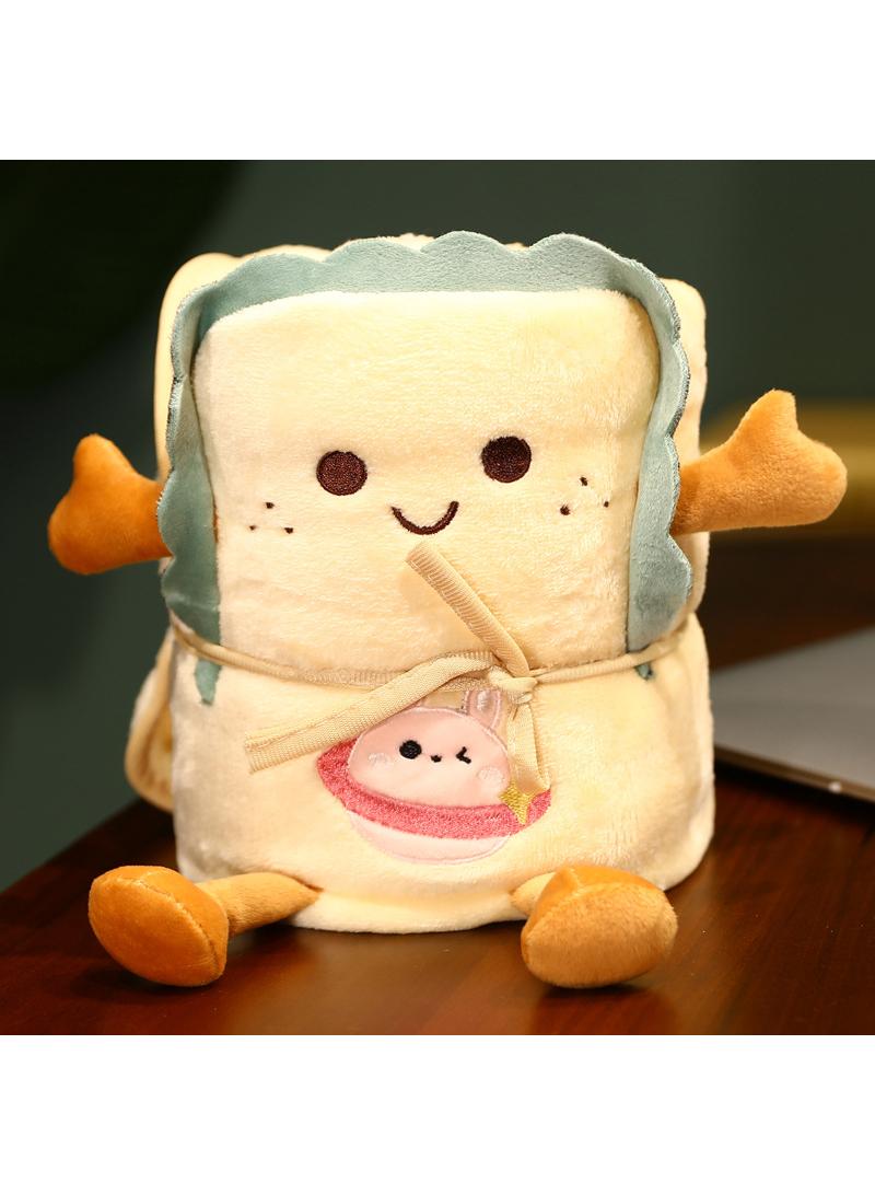 Bluejw Cartoon Rabbit Pattern Interesting Cozy Blanket Air Conditioning Blanket Office Nap Blanket 115x170cm - Image 1