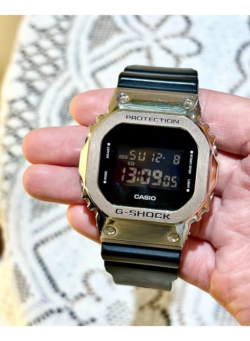 CASIO water-resistant quartz movement plastic strap Japanese/Chinese style watch for both men and women, black dial - Image 3