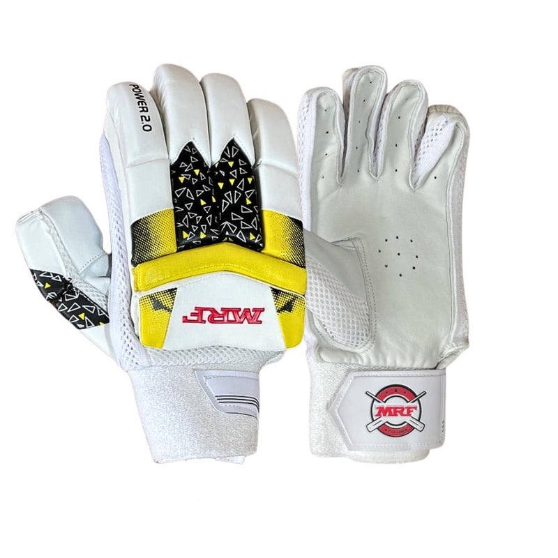 MRF Power VK 18 2.0 Cricket Batting Gloves - Adult and Junior - Youth, Left Hand - Image 1
