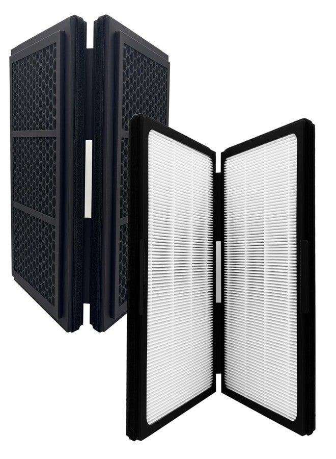 HOMFILBIT 2 Pack Pro M, L, XL Replacement Filter Compatible with Blueair Pro M, Pro L and Pro XL Air Purifier, H13 True HEPA with High-efficiency Activated Carbon - Image 1