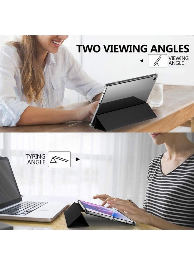 ProElite Cover for Lenovo Tab M10 FHD 3rd Gen 10.1 inch case Cover, Smart Flip Case Cover for Lenovo Tab M10 FHD 3rd Gen 10.1 inch Translucent Back with Stylus Pen, Black - Image 5