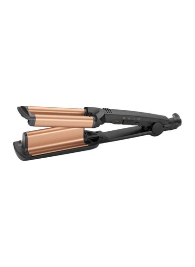 BaByliss Deep Waves Styler, Swivel Cord For Ease Of Use, Floating Plates For Even Heat Distribution, Long-lasting Styling Results & Ceramic Heating Technology, W2447SDE Black