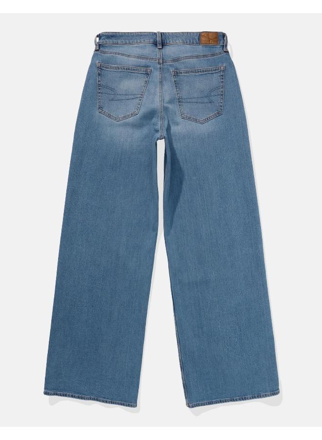American Eagle AE Strigid Super High-Waisted Baggy Wide-Leg Jean  - Image 4