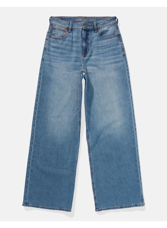 American Eagle AE Strigid Super High-Waisted Baggy Wide-Leg Jean  - Image 3