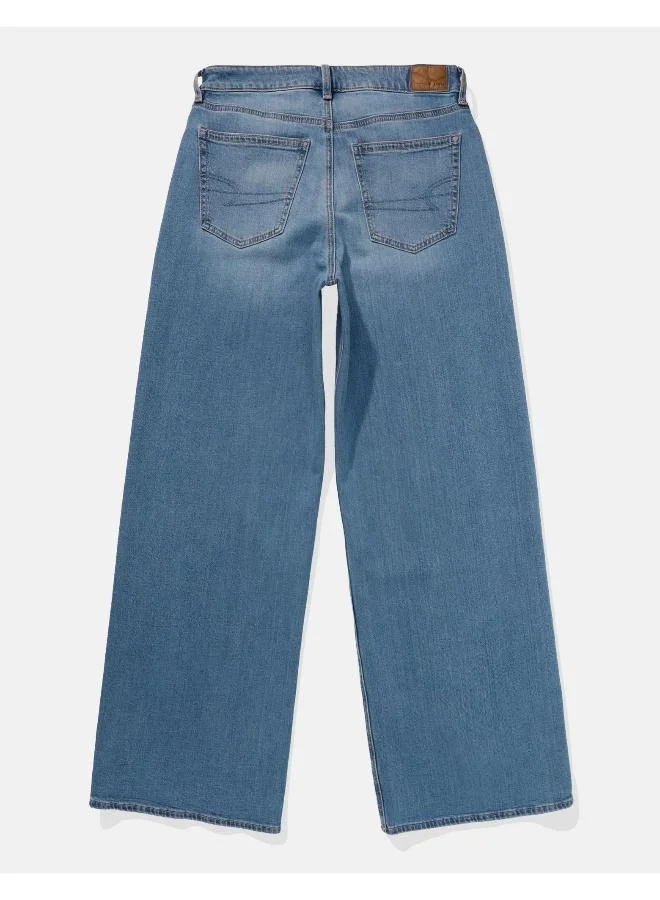 American Eagle AE Strigid Super High-Waisted Baggy Wide-Leg Jean
