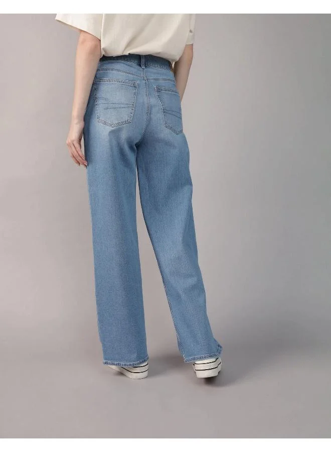 American Eagle AE Strigid Super High-Waisted Baggy Wide-Leg Jean