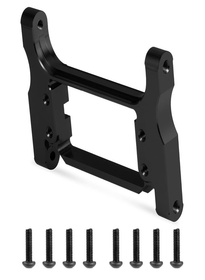 MOHERO قطع ترقية قاعدة توجيه السيرفو الأمامية من الألمنيوم CNC MOHERO لسيارة الزحف TRX-4 بمقياس 1/10 (أسود) - Image 4