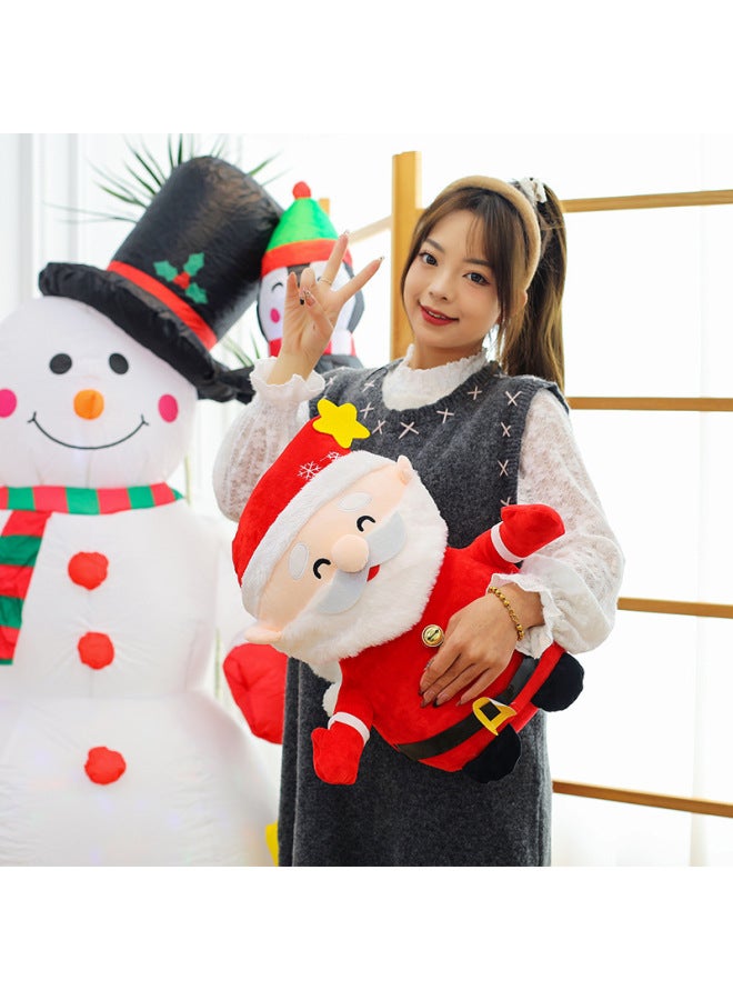 Cross Border Gift Santa Elk Doll Ornaments Children Gift Doll Wholesale-Specifications:25cm-Color:Snowman (wearing Hat)  - Image 4