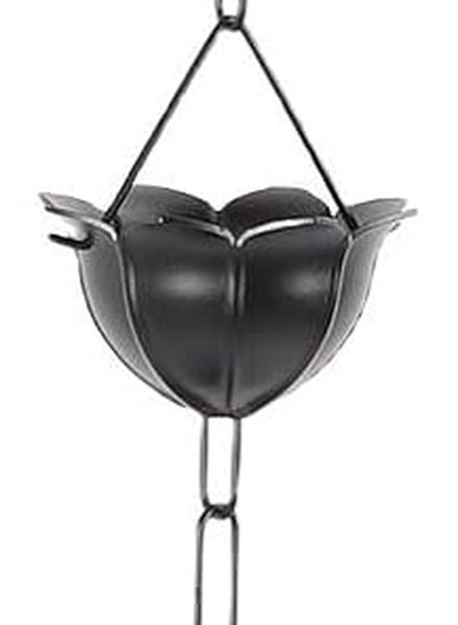 أكواب الزهور الكبيرة سلسلة المطر 3 3 قدم بديل قابل للتوسيع لمزراب المطر اللون أ - Image 1