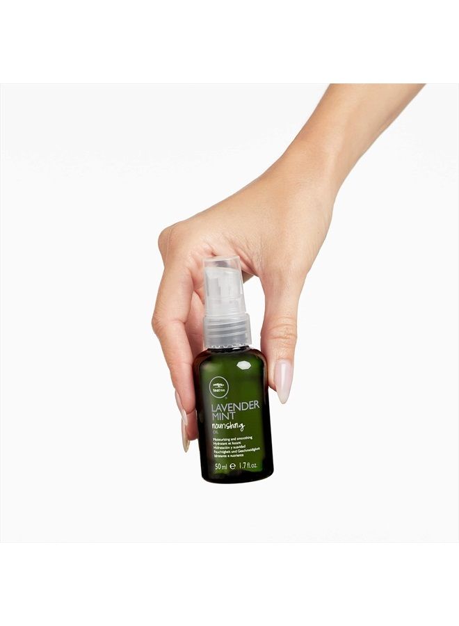 Tea Tree Lavender Mint Nourishing Oil, Multi-Benefit Treatment Oil, Moisturizing + Smoothing, For Coarse, Curly + Dry Hair, 1.7 fl. oz. - Image 2